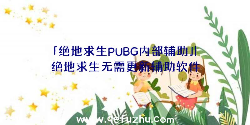 「绝地求生PUBG内部辅助」|绝地求生无需更新辅助软件